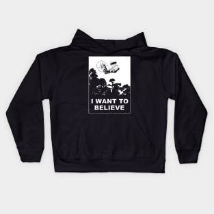 I Want to Believe in Time Machine Kids Hoodie